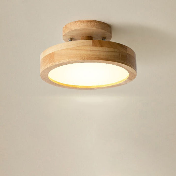 Norskhjem LED Rund Taklampe | Nordisk Design | Semi-Flush Montering | Økonomisk Innendørs Belysning
