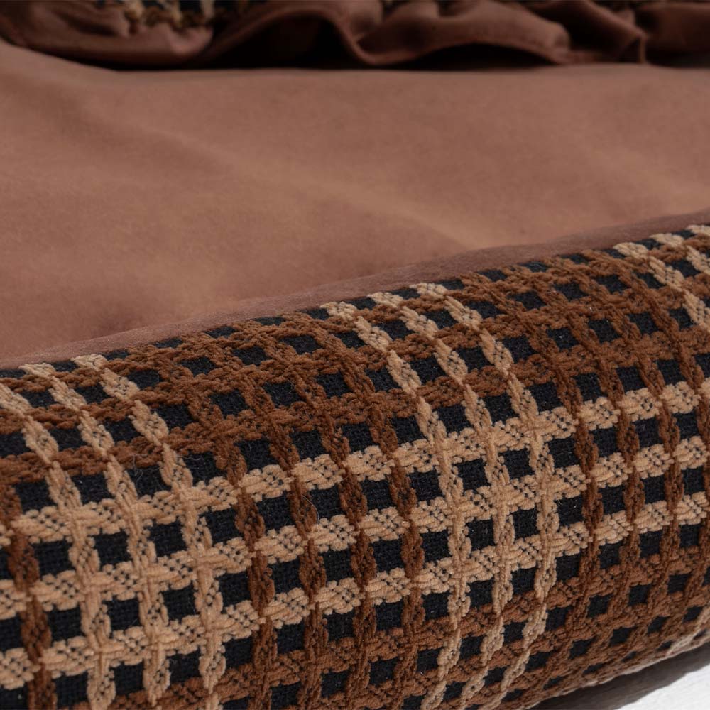 Nordisk Luksus Ortopedisk Hundeseng med Fløyelsbetræk