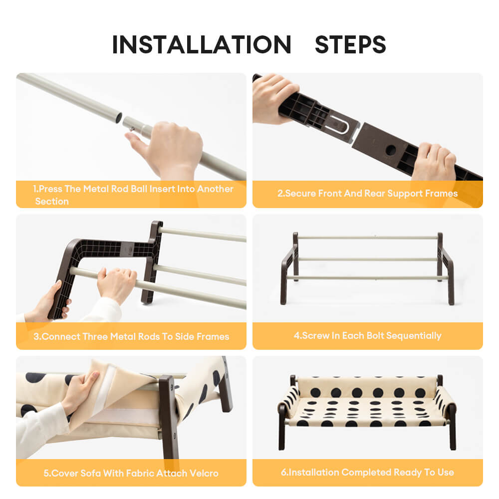 Nordisk Kjølende Hundeseng med Prikkete Design