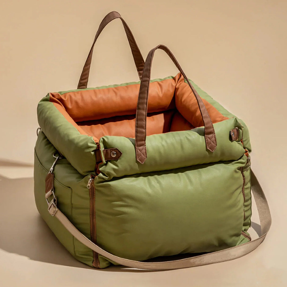 Nordisk Hundeseng i Faux Skinn med Komfort