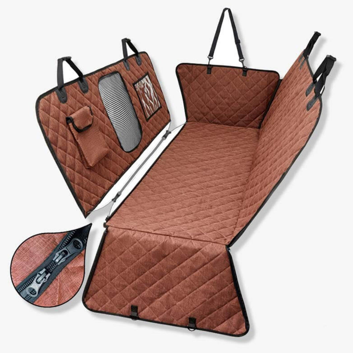 Nordisk Hundebilsete Dekke med Ripesikker Design