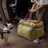 Nordisk Hundeseng i Faux Skinn med Komfort