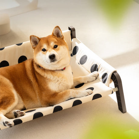 Nordisk Kjølende Hundeseng med Prikkete Design