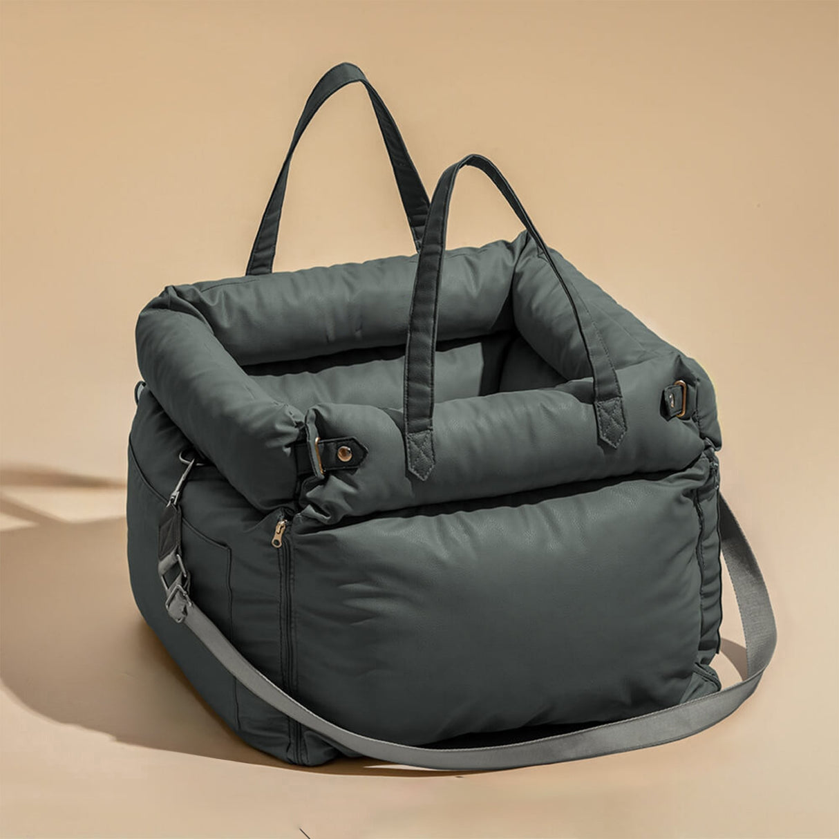 Nordisk Hundeseng i Faux Skinn med Komfort