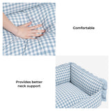 Nordisk Rutete Katt- og Hundeseng i Bomull