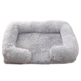 Nordisk Plush Hundeseng med Omgivende Støtte