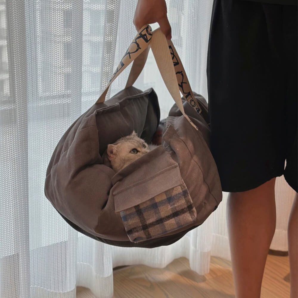 Nordisk Katt- og Hundeseng med Håndtak