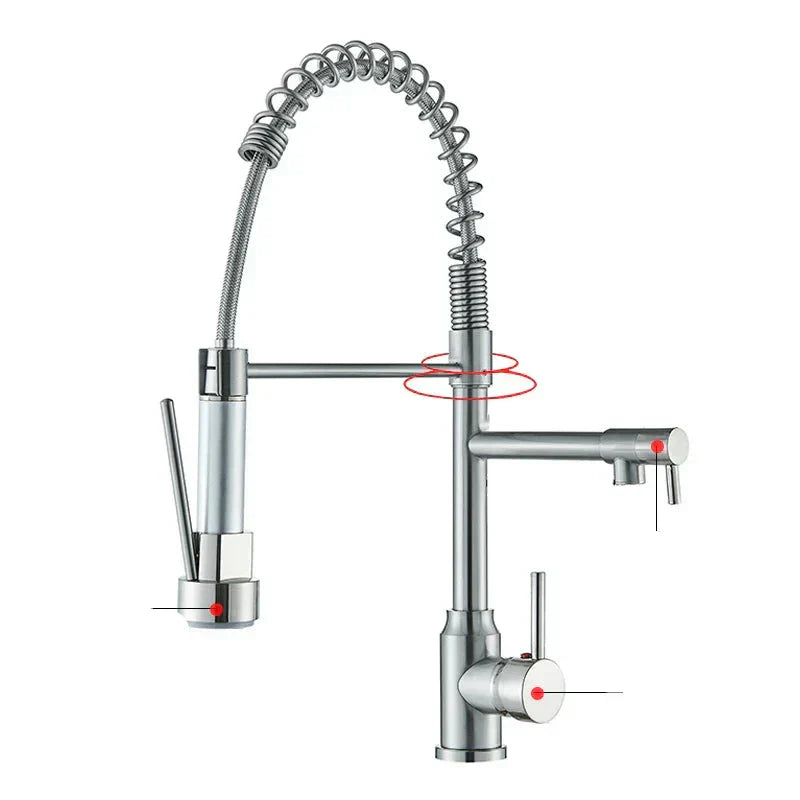 Norskhjem| NickelFlex – Kjøkkenkran med 360° svingfunksjon