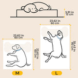 Nordisk Vaffel Hundeseng i Plush Stoff