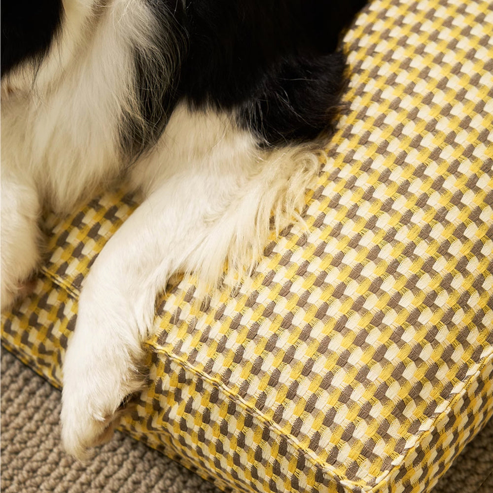 Nordisk Vaffel Hundeseng i Plush Stoff