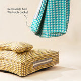 Nordisk Vaffel Hundeseng i Plush Stoff