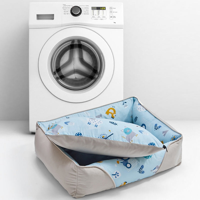 Nordisk Katt- og Hundeseng med Polstret Støtte