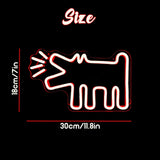 Urban Neon Kunstverk for Dristig Hundestil