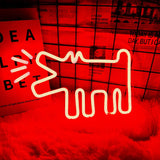 Urban Neon Kunstverk for Dristig Hundestil