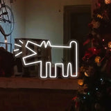 Urban Neon Kunstverk for Dristig Hundestil